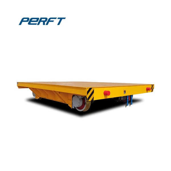 on-rail transfer trolleys for construction material handling 10 ton